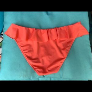 Like new ruffled bikini bottom size 10
